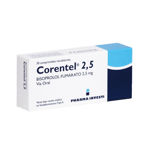 Corentel 2.5 mg x 30 Comprimidos Recubiertos, , large image number 0