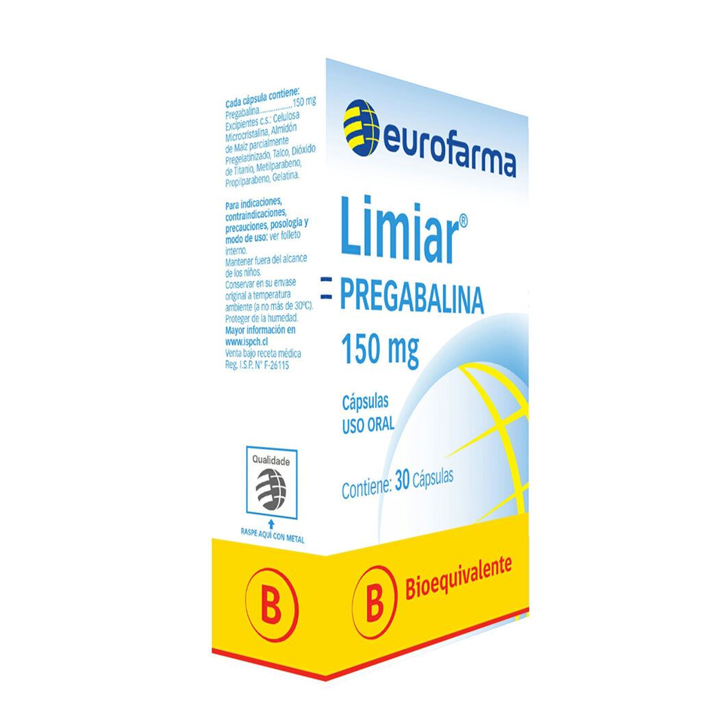 Limiar 150 mg x 30 Capsulas, , large image number 0