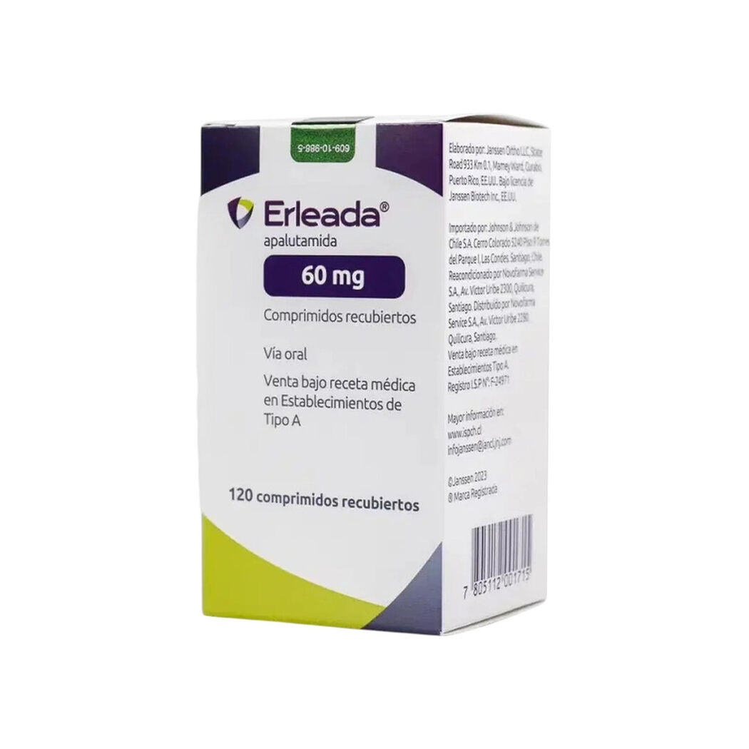 Erleada 60 mg x 120 Comprimidos Recubiertos, , large image number 0