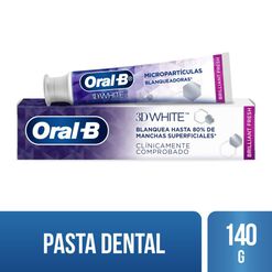Pasta De Dientes Oral-B 3d White Brilliant Fresh Anticaries Con Flúor 107 Ml (140 G)