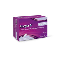 Allegra-D x 20 Comprimidos Recubiertos de Liberacion Prolongada