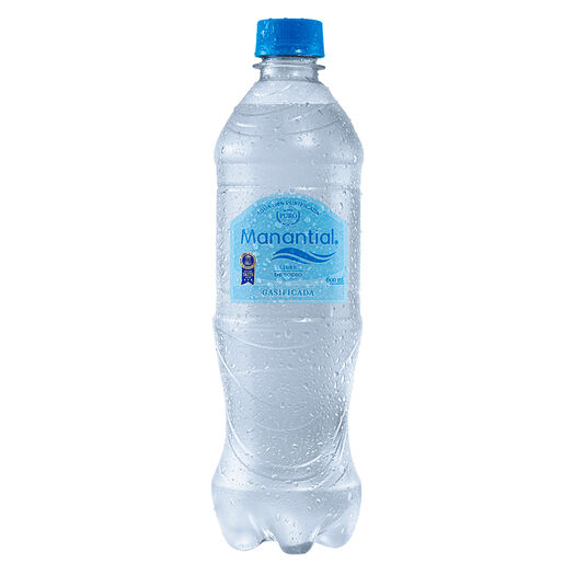 Agua Manantial Con Gas 600 Ml, , large image number 0