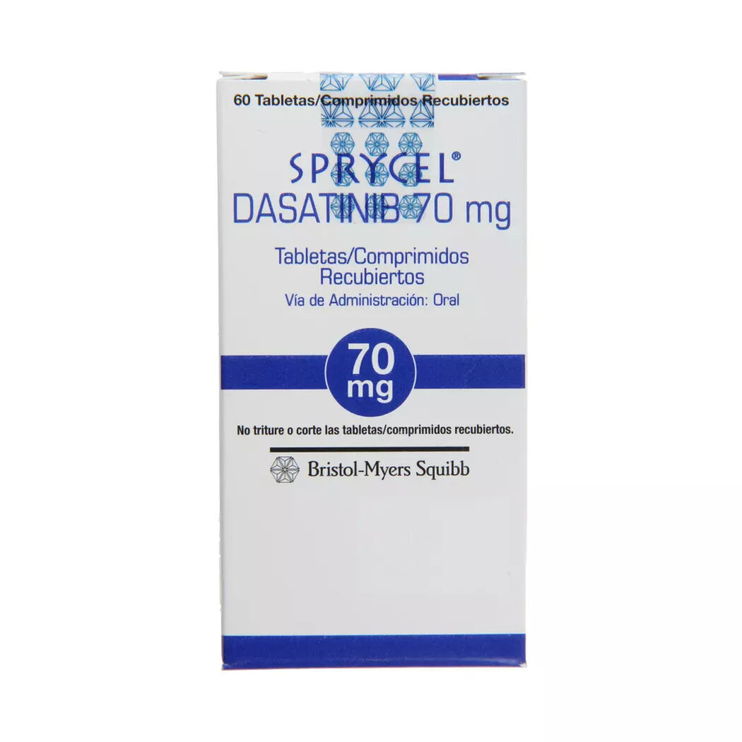 Sprycel 70 mg x 60 comprimidos recubiertos, , large image number 0
