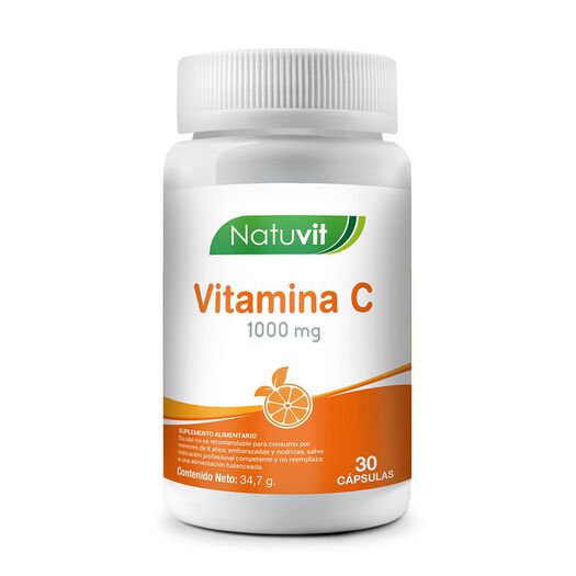Natuvit Vitamina C 1000 Mg 30 Cápsulas, , large image number 0
