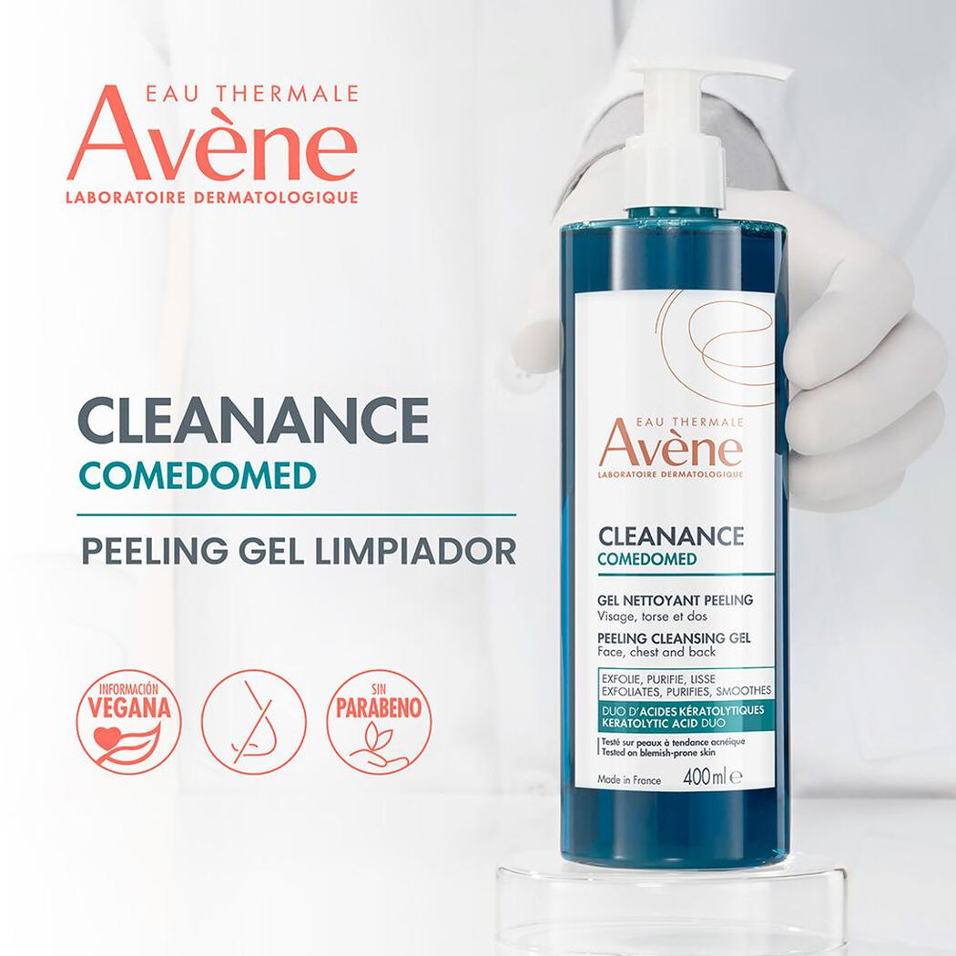 Gel Limpiador Avene Cleanance Comedomed Peeling 400 ml, , large image number 1