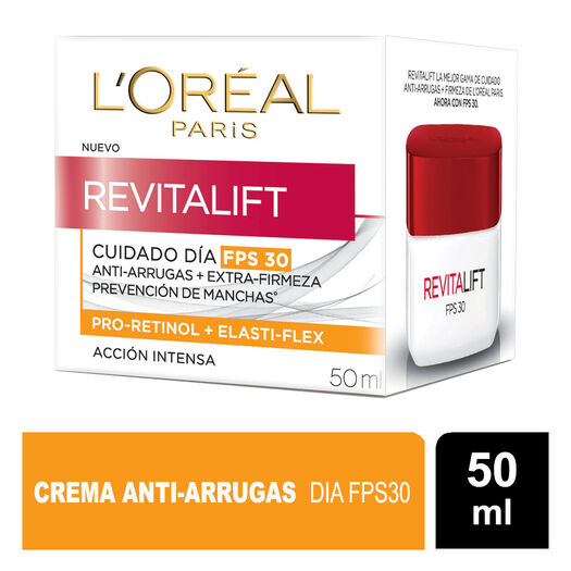 Loreal Crema Antiarrugas Revitalift FPS 30 x 50 mL, , large image number 0