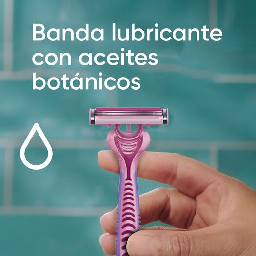 Máquina de Afeitar Gillete Prestobarba 3 Woman 2 un, , large image number 2