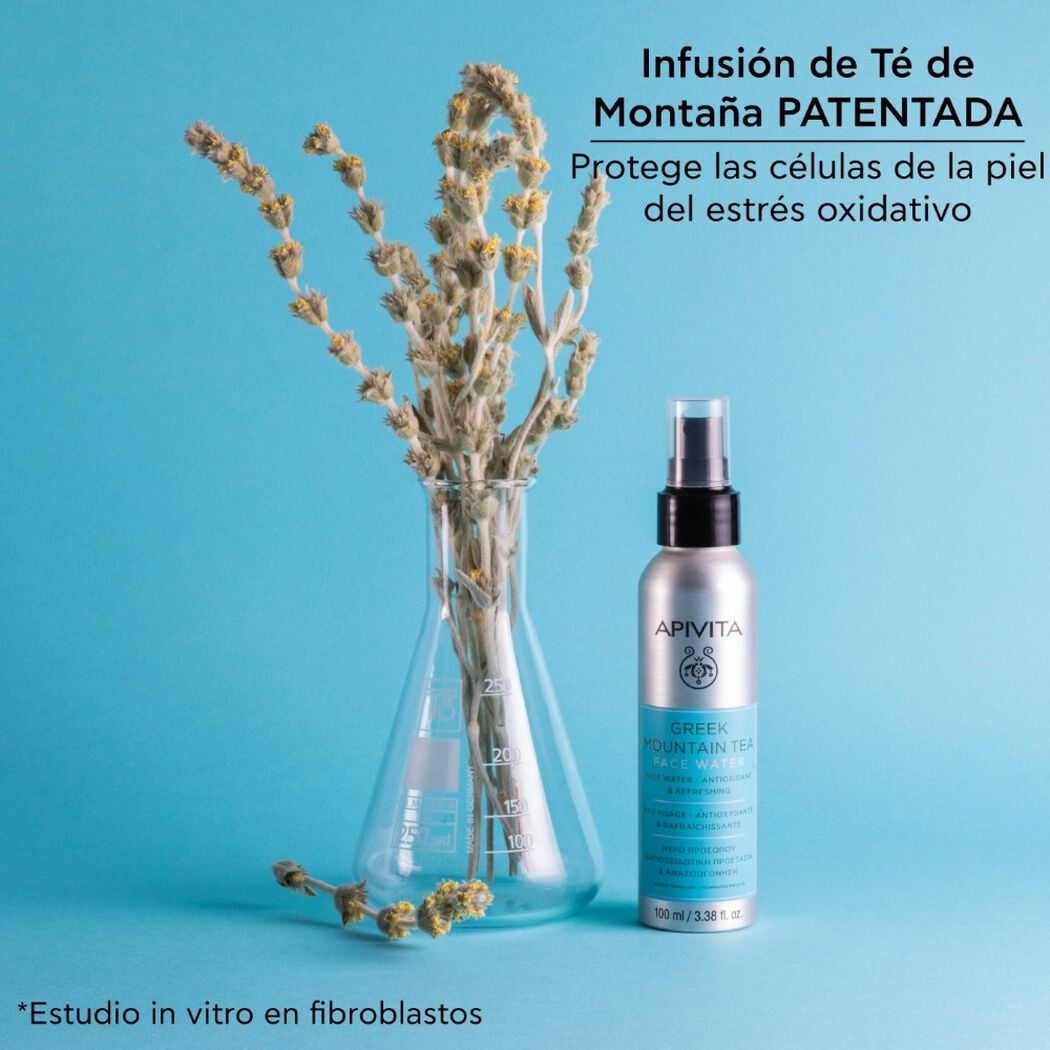 Agua Facial de T&eacute; de Monta&ntilde;a Griego 150ml Apivita, , large image number 3