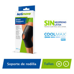 Actimove Rodillera R/A Negra M X 1un
