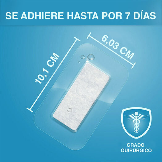 Apósito Impermeable Transparente con Almohadilla 6x10cms. Nexcare, , large image number 1
