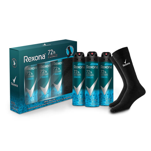 Pack 3 Rexona Men Desodorante Xtracool Aerosol 150ml, , large image number 1