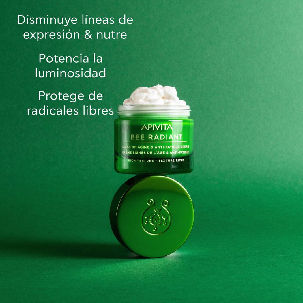Crema Signos de la Edad & Anti-fatiga - Textura Rica 50ml Bee Radiant Apivita, , large image number 3