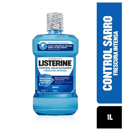 Enjuague Bucal Listerine Control Sarro 1 L, , large image number 0