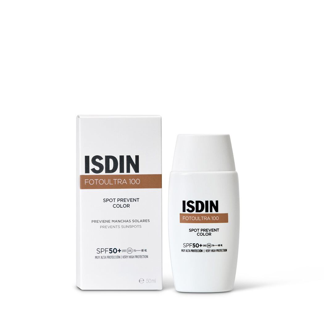 Protector Solar Isdin Fotoultra 100 Anti Manchas con Color FPS 50+ 50 mL, , large image number 0