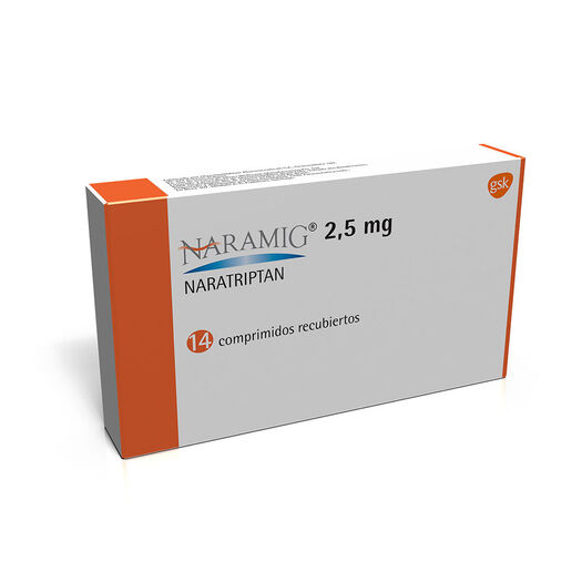 Naramig 2.5 mg x 14 Comprimidos Recubiertos, , large image number 0