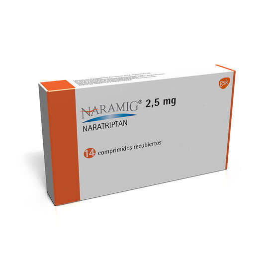 Naramig 2.5 mg x 14 Comprimidos Recubiertos, , large image number 0