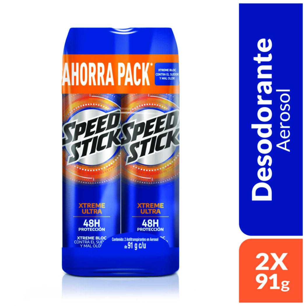 Desodorante En Spray Xtreme 91 G 2 U, , large image number 0