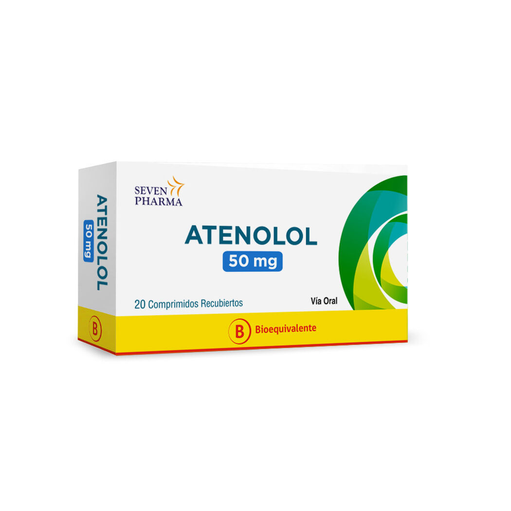 Atenolol 50 mg x 20 Comprimidos, , large image number 0