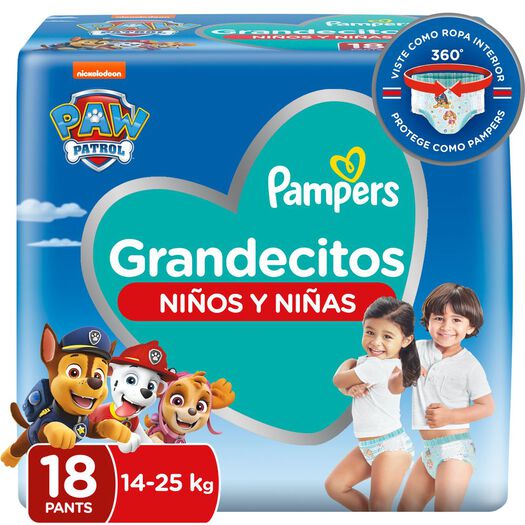 Pañales Pampers Pants Easy Up Xxg 18un, , large image number 0