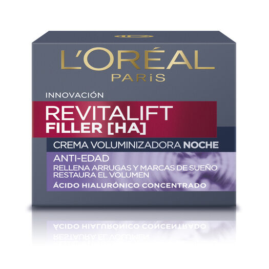Loreal Crema De Noche Anti-Arrugas Revitalift Filler x 50 mL, , large image number 0