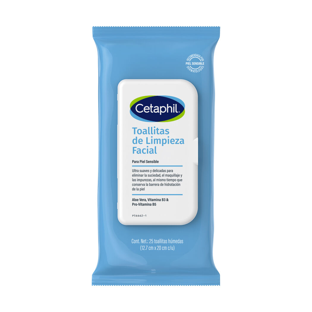 Toallitas Desmaquillantes Cetaphil 25un, , large image number 0