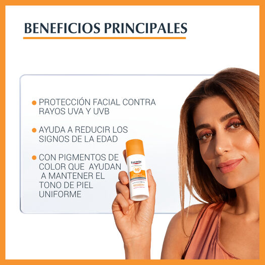 Protector Solar CC Creme Eucerin  Fps 50+ 50 ml, , large image number 2