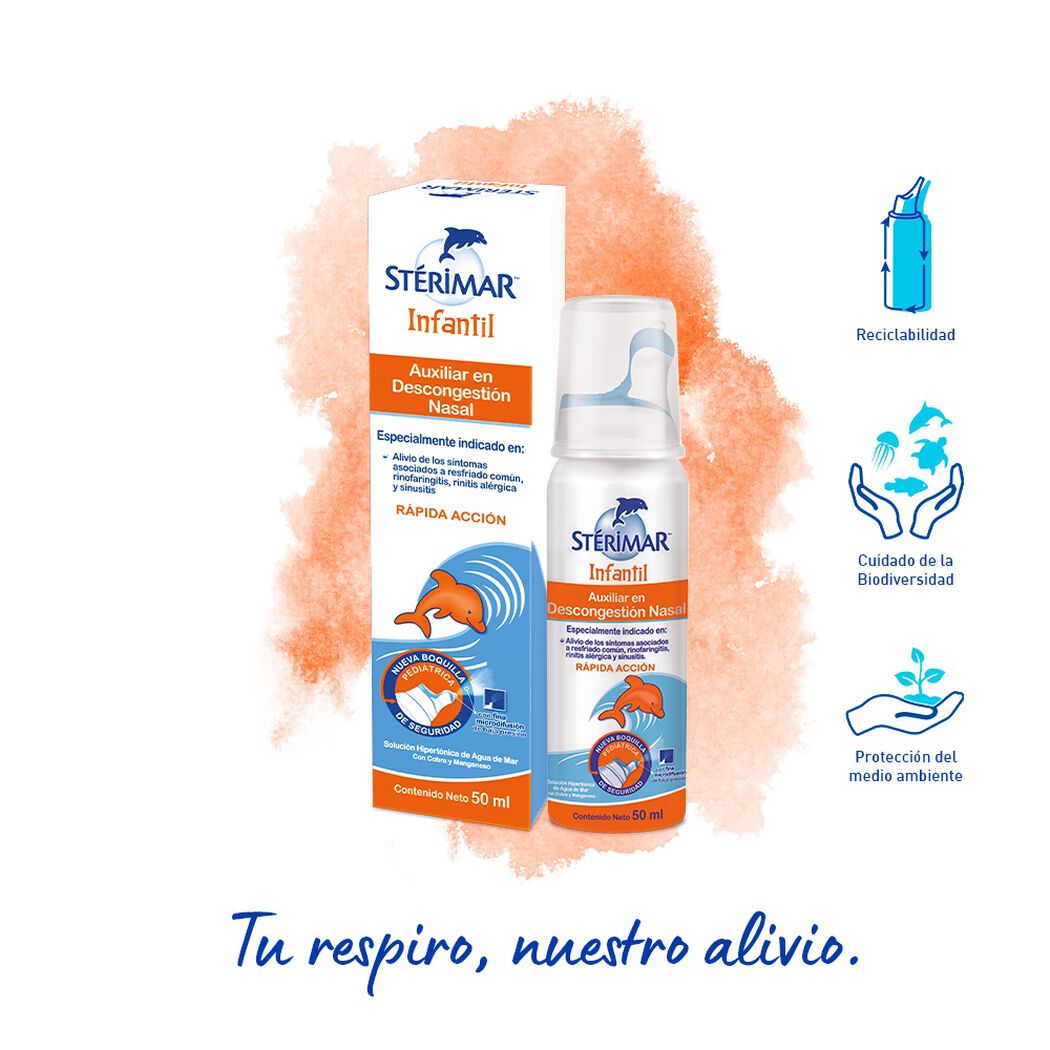 Stérimar Infantil Solución de Agua de Mar 50 mL, , large image number 3