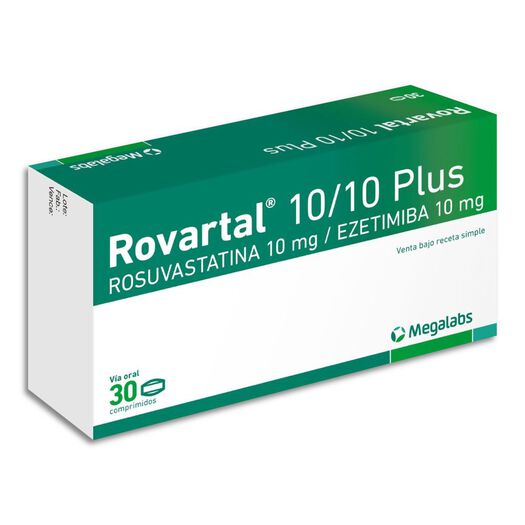 Rovartal 10/10 Mg Plus X 30 Comprimidos, , large image number 0