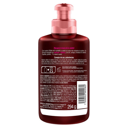 Crema Para Peinar Elvive Aminexil 300Ml, , large image number 3