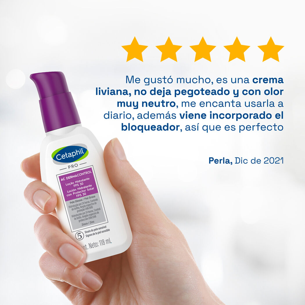 Hidratante Facial Cetaphil Pro AC Dermacontrol FPS 30 118 mL, , large image number 2