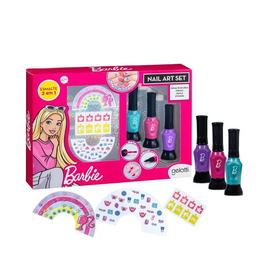 Set Gelatti Kids Esmaltes Barbie 6 un, , large image number 0