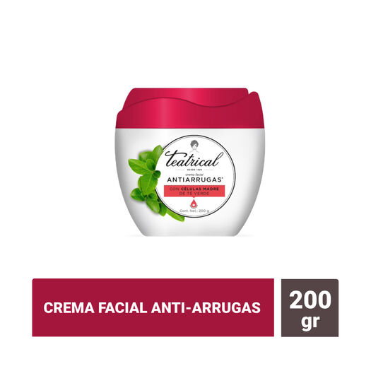 Teatrical Crema Facial Antiarruga 200 Gr, , large image number 0