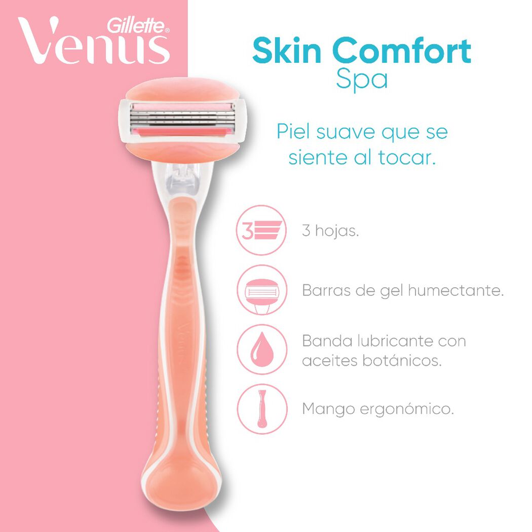 Máquina De Afeitar Recargable Gillette Venus Spa Con Aceites Botánicos, 1 Unidad, , large image number 4