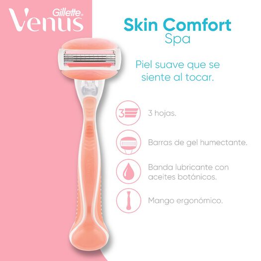 Máquina De Afeitar Recargable Gillette Venus Spa Con Aceites Botánicos, 1 Unidad, , large image number 4