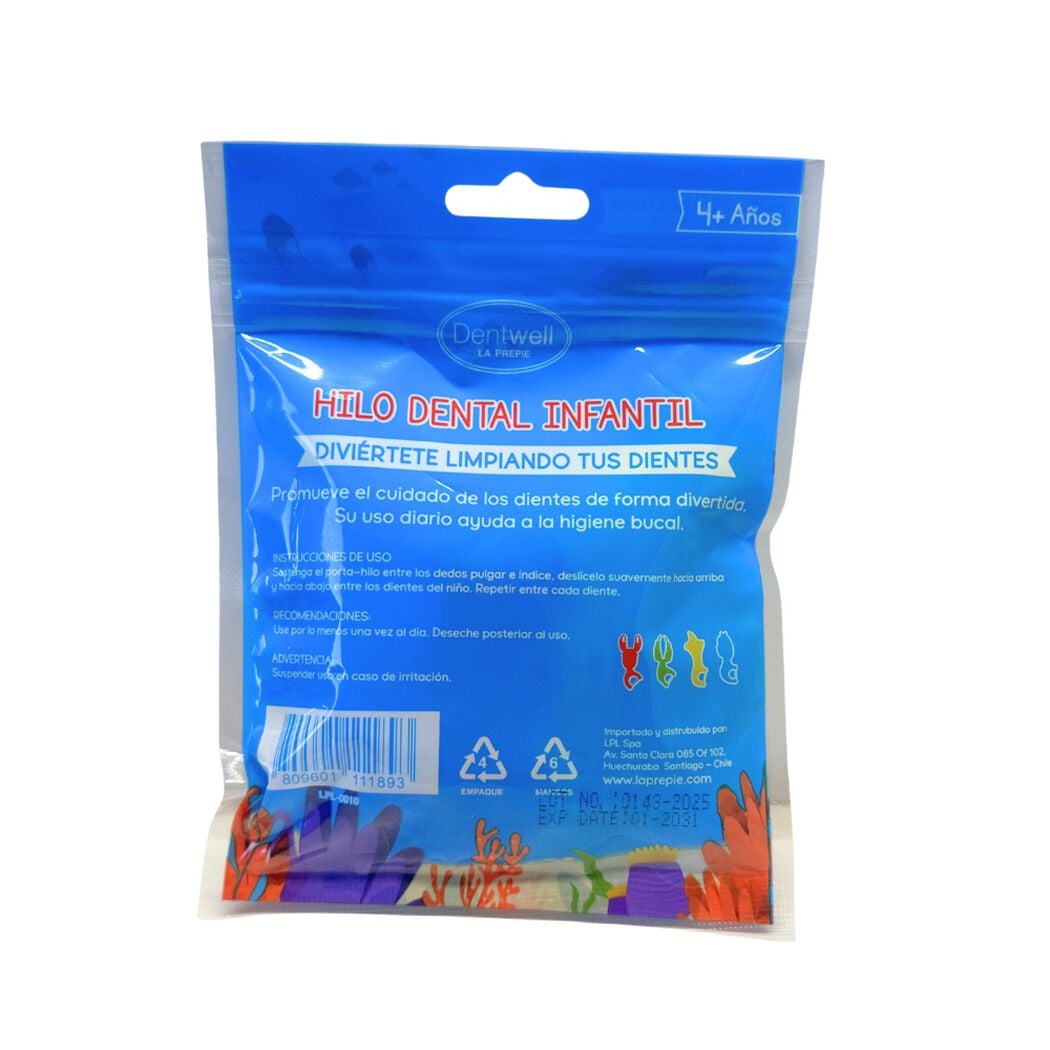 Dentwell Hilo Dental Infantil Frut 36Un, , large image number 1