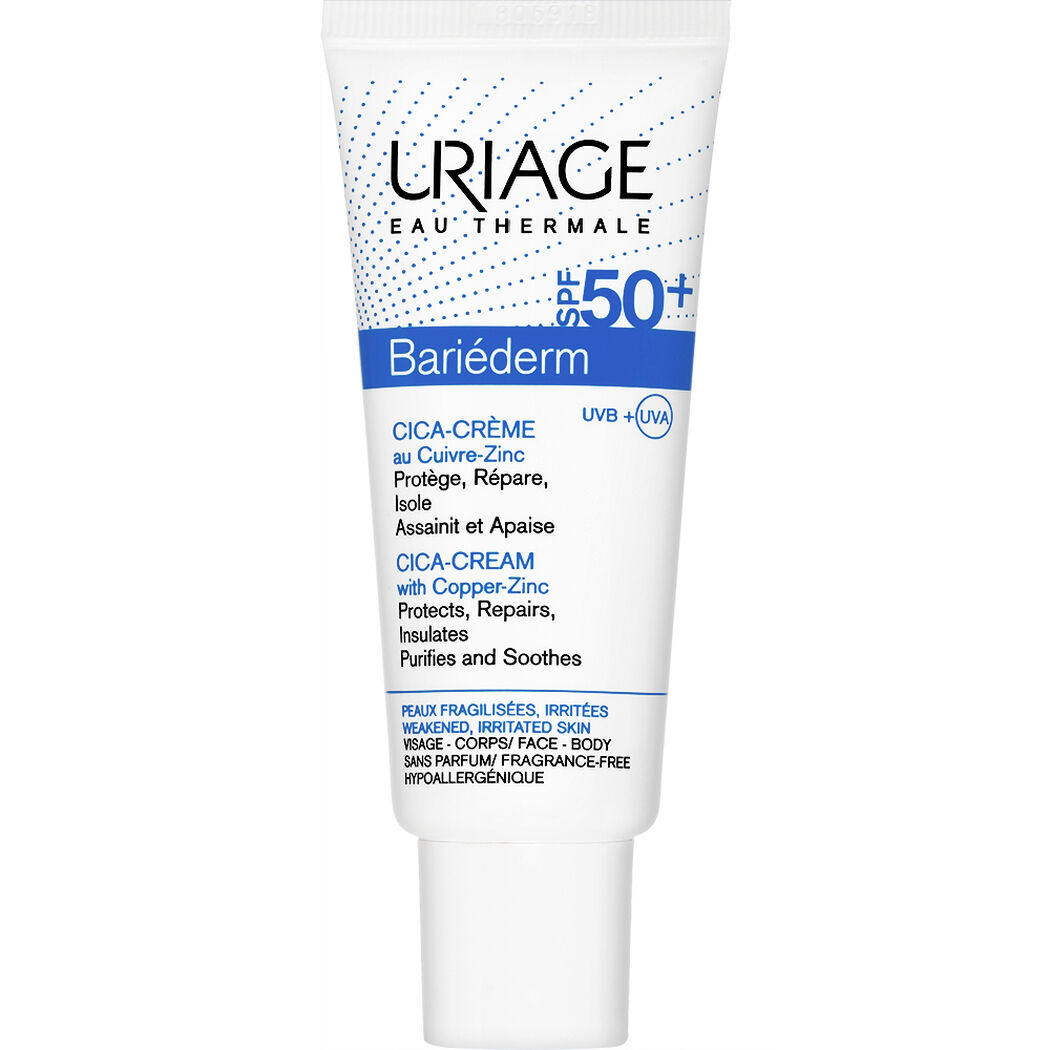 Crema Uriage Bariederm Reparadora Spf50+ 40 mL, , large image number 0