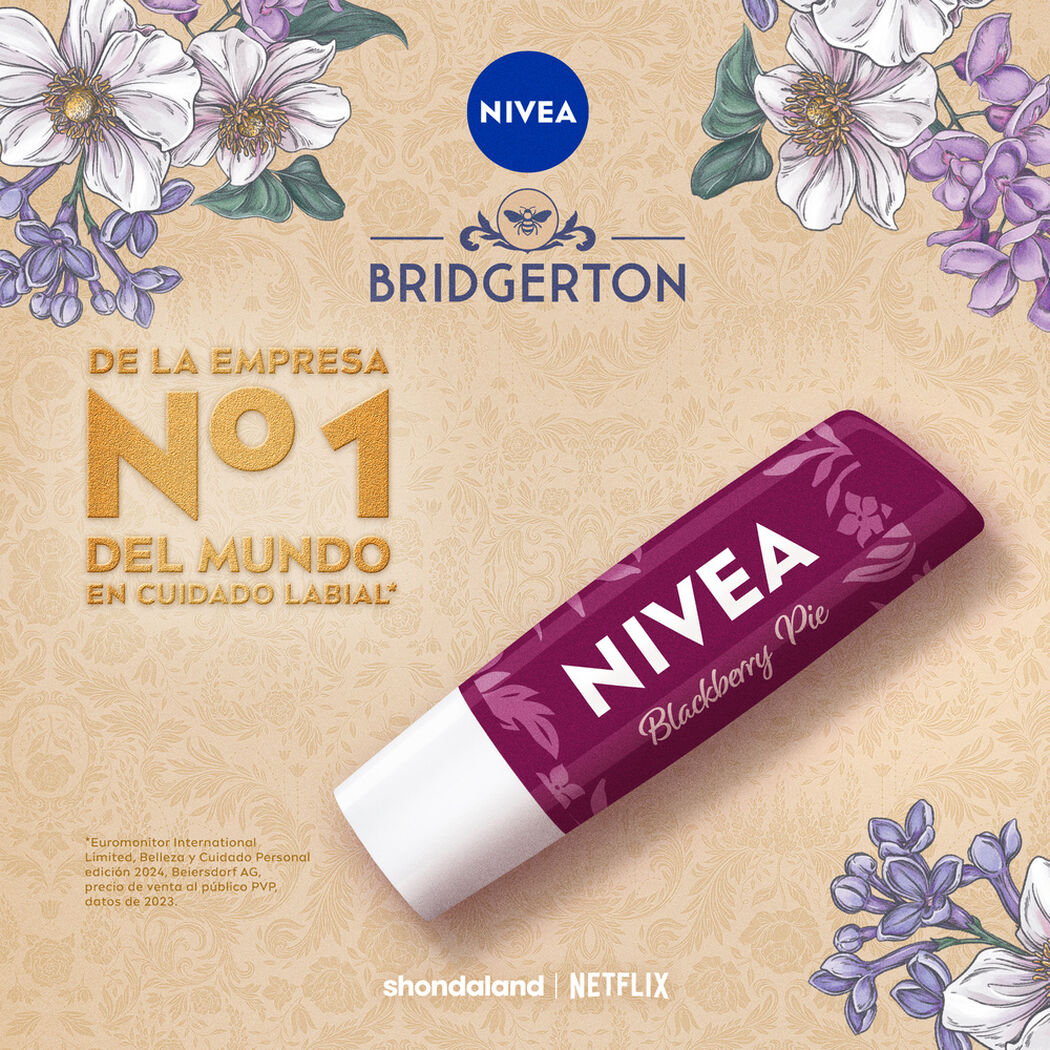 B&aacute;lsamo Labial Nivea Blackberry Pie Edici&oacute;n Limitada Bridgerton, , large image number 2