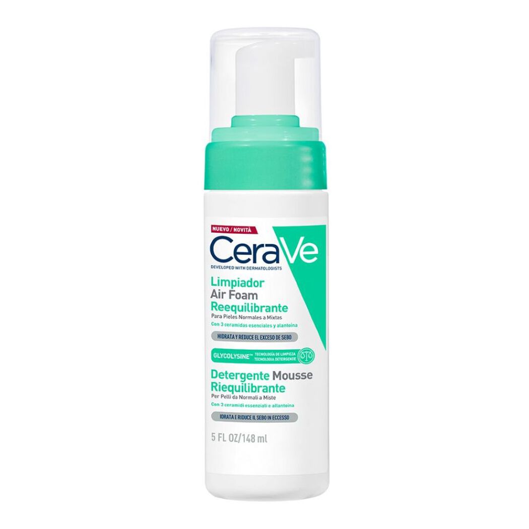 Limpiador Cerave Air Foam Reequilibrante 148 mL, , large image number 0