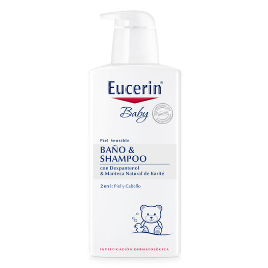 Jabón y Shampoo Eucerin Baby 400 mL, , large image number 0