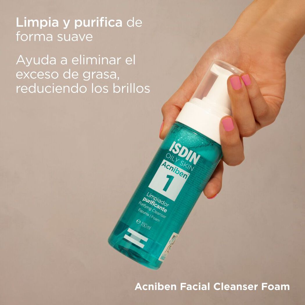 Limpiador Isdin Acniben Espuma Purificante 150 mL, , large image number 1