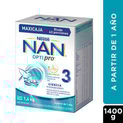 F&oacute;rmula Infantil Nan 3 Optipro 1400 g