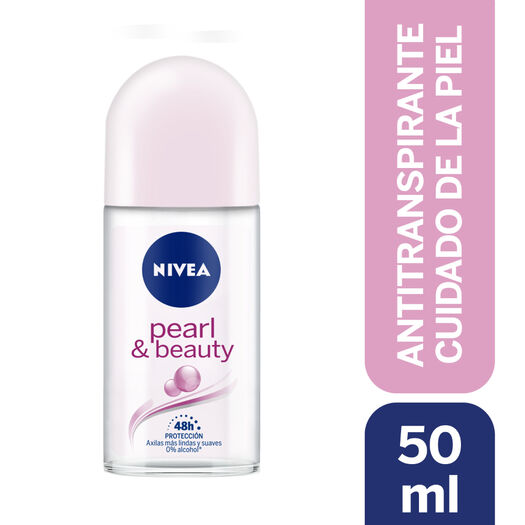 Desodorante Nivea Roll-On Beauty & Pearl 50 mL, , large image number 0