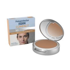 Protector Solar Isdin Polvo Compact Matificante Bronce FPS 50+ 10 g