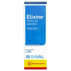 ELIXINE Teofilina anhidra 80 mg 250 ml
