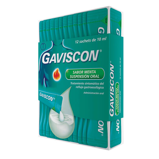 Gaviscon Suspensión Oral Sachet Original 10 ml x 12, , large image number 0