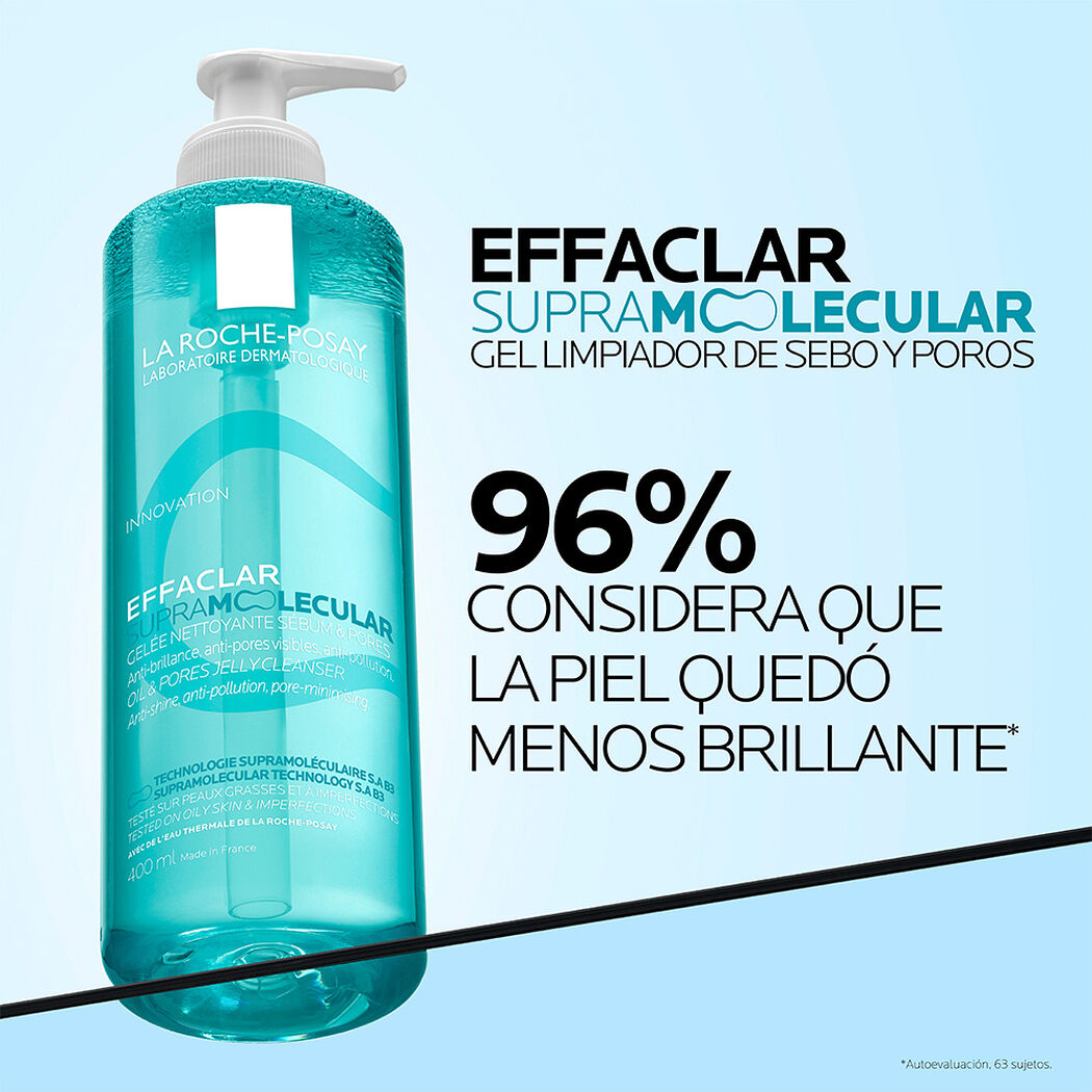Gel Limpiador de Sebo y Poros Effaclar Supramolecular 400ml, , large image number 3