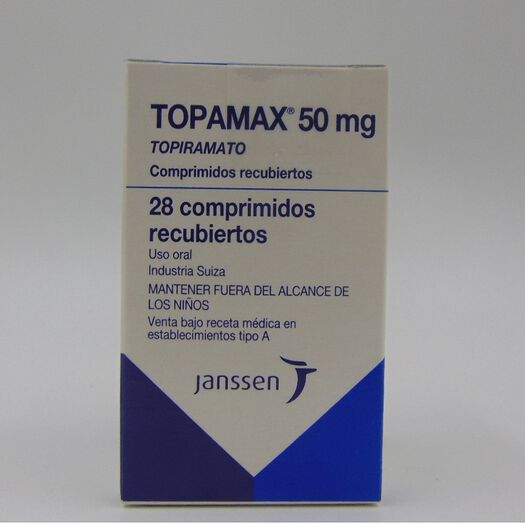 Topamax 50 mg x 28 Comprimidos Recubiertos, , large image number 0