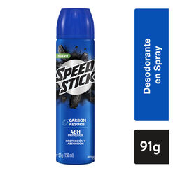 Desodorante en Spray Speed Stick Carbon Absorb 91 g