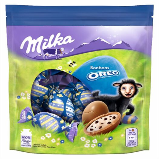 Chocolate Milka Easter Bonbon Oreo 86G, , large image number 0