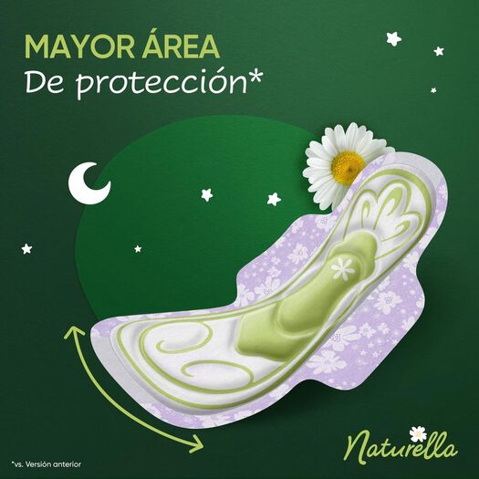 Toallas Higiénicas Naturella Nocturna, 24 Unidades, , large image number 3